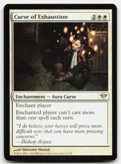 MTG Curse of Exhaustion U Dark Ascension 5 LP - Image 1