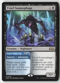MTG - Cruel Somnophage R Wilds of Eldraine 222 LP-NM - Image 1