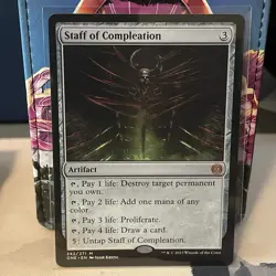 Staff of Compleation Phyrexia: All Will Be One Regular NM #242 - Image 1
