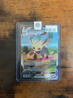 2021 Pokemon Leafeon VMAX Alternate Art 205/203 - Evolving Skies - Near Mint - Image 1