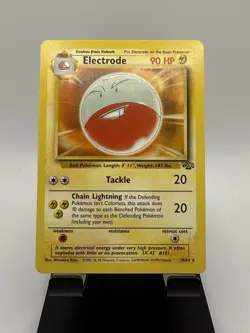 Pokemon Vintage Non-Holo Rare Electrode 18/64 Jungle WotC 1999 - Image 1