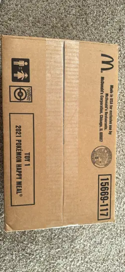 POKEMON MCDONALD'S SEALED CASE (2021) 150 BOOSTER PACKS 25TH ANNIVERSARY TOY 1 - Image 1