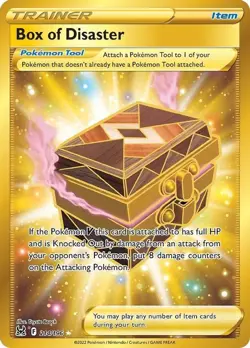 Box of Disaster - 214/196 - Pokemon Lost Origins Secret Rare Card NM - Image 1