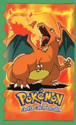 Charizard Pokemon Topps Die Cut 6 of 12 B - Image 1