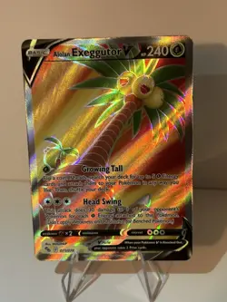 Alolan Exeggutor V #071 Full Art SW&SH Pokemon Go Near Mint - Image 1