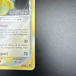 Pokemon Dragonite Reverse Holo Stamped #3/113 EX Delta Species 2005 - Image 5