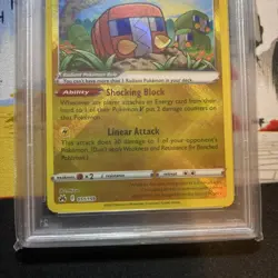 2023 POKEMON SWORD & SHIELD CROWN ZENITH #051/159 RADIANT CHARJABUG PSA 9 Mint! - Image 4
