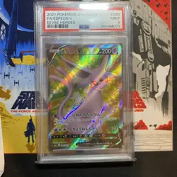 Pokemon TCG Espeon V 80 Full Art JP SWSH: Eevee Heroes 2021 PSA MINT 9 US Seller - Image 1