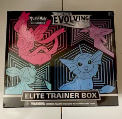Pokemon: Sword & Shield Evolving Skies Elite Trainer Box [Glaceon/Vaporeon/Sylve 728192533426 - Image 1