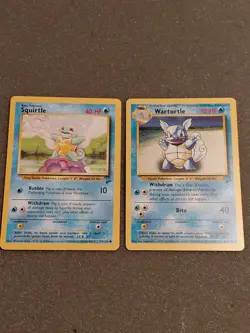 Pokemon TCG Squirtle 63/102 Wartortle Base Set 2 63/130 Regular Uncommon - Image 1