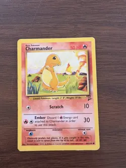 Pokemon CHARMANDER Base Set 2 69/130 - Image 1