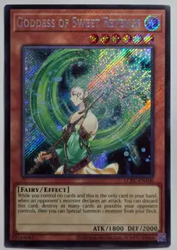 Yugioh Goddess of Sweet Revenge LCKC-EN106 Secret Rare Unlimited - Image 1