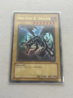Yu-Gi-Oh Red-Eyes Black Dragon SDJ-001 1st Edition Ultra Rare MP Condition - Image 1