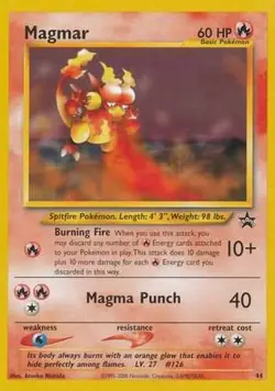 Magmar - 44 - Pokemon Wizards Black Star Promo Card NM - Image 1
