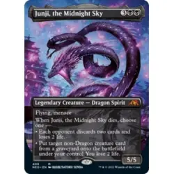 JUNJI, THE MIDNIGHT SKY (BORDERLESS) Kamigawa: Neon Dynasty NEO Magic MTG CARD - Image 1