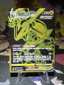 Rayquaza VMAX (Secret) TG29/TG30 Silver Tempest Trainer Gallery Pokemon Card NM - Image 1