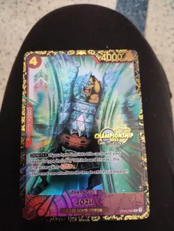 One Piece Jozu Proxy Card OP02-008 Championship TOP One Pill English Foil - Image 1
