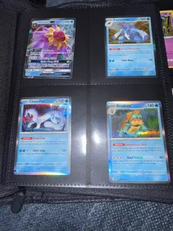 Lot of 100 Pokemon TCG Cards in Binder - Image 1