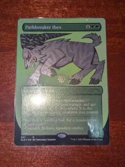 MTG: Pathbreaker Ibex FOIL ETCHED #307, NM Secret Lair Chase Creature Card!! - Image 1