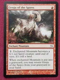 Magic The Gathering BETRAYERS OF KAMIGAWA GENJU OF THE SPIRES red card MTG - Image 1