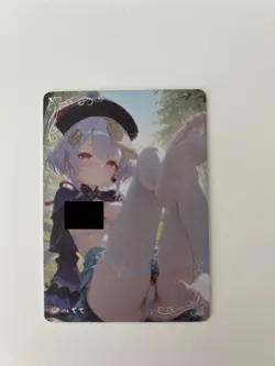 Qiqi GP-04 Tights Illustration Reluctant Card Set Genshin Impact - Image 1