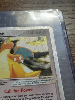 Pokemon TCG Dragonite EX Dragon 90/97 Holo Rare Card DOUBLE SWIRL - Image 3