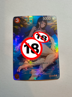 Nico Robin Custom One Piece Card Sexy Manga Waifu TCG - Image 1