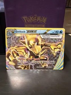 Pokemon TCG Golduck Breakpoint Holo Rare Card 18/122 - Image 1