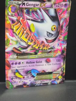 M Gengar EX XY166 XY Promos Shiny Full Art Holo Card Pokemon TCG - Image 2