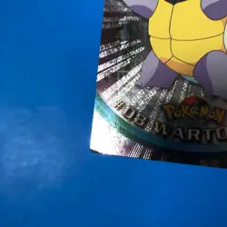 Topps Series 1 Holo Pokemon Card LOT - Blastoise #09 & Wartortle #08 Black Logo - Image 4