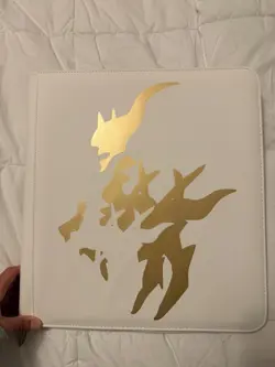 Ultra PRO Pokemon Elite Series Arceus Zip Binder White Holds 480 Cards 74427158675 - Image 1