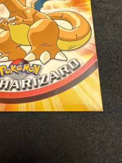 CHARIZARD #06 - RED LOGO - NON-HOLO - Series 1 - TOPPS POKEMON CARD - HP - Image 4