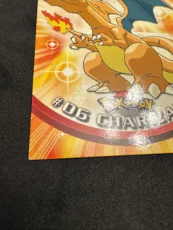 CHARIZARD #06 - RED LOGO - NON-HOLO - Series 1 - TOPPS POKEMON CARD - HP - Image 5