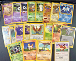 Vintage Pokemon 20 card lot holos shadowless ereader ho oh unown haunter - Image 1