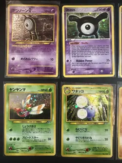 Vintage Pokemon 20 card lot holos shadowless ereader ho oh unown haunter - Image 4