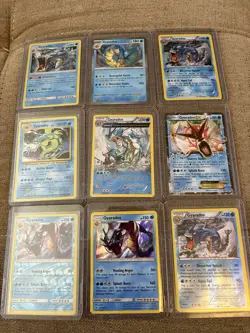Lot Of 9 Pokemon Cards Gyardos EX Holo Rare All Holos - Image 1