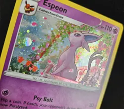 Espeon SWSH174 Pokemon Sword & Shield Promo Ultra Rare Holo Card Crease - Image 2