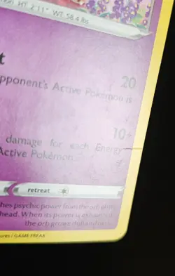 Espeon SWSH174 Pokemon Sword & Shield Promo Ultra Rare Holo Card Crease - Image 3