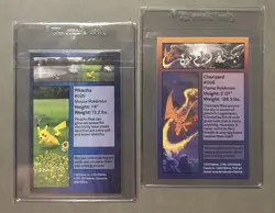 Pokemon Oversize Collectors Tin Cards - Charizard & Pikachu - Image 2