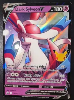 Dark Sylveon V SWSH134 SWSH: Sword & Shield Promo Cards Holo - Image 1