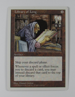 MAGIC THE GATHERING 5th EDITION LIBRARY OF LENG NM ENGLISH MTG - Image 1