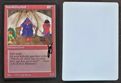Signed MTG Magic Artist Proof _ Legends _ KOBOLD OVERLORD _ Julie Baroh VHTF! - Image 1