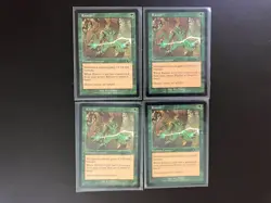4 x RANCOR from Urza's Legacy 110 Magic the Gathering 1999 MTG Green - Image 1