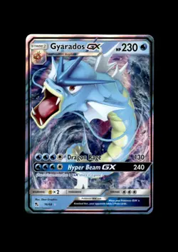 2019 Pokemon S&M HF: # 16 Gyarados GX Holo NM-MT OR BETTER - Image 1