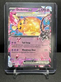 Dedenne ex 093/193 Double Rare Holo Pokemon 2023 Paldea Evolved NM - Image 1