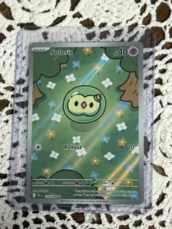 Pokemon TCG Black Bolt Solosis 118/086 Illustration Rare Booger Mew - Image 1