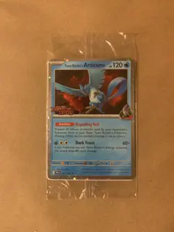 Team Rocket's Articuno 051/182 Pokemon Destined Rivals Stamped Promo (Best Buy) - Image 1