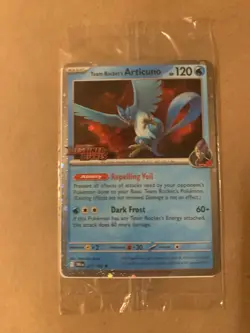 Team Rocket's Articuno 051/182 Pokemon Destined Rivals Stamped Promo (Best Buy) - Image 2