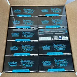 Pokemon Scarlet & Violet ETB Black Bolt Case Of 10 Factory Sealed Brand New - Image 2