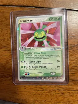 Cradily EX 90/95 Team Magma Vs Team Aqua Pokemon TCG Holo HP 2004 90/95 - Image 2